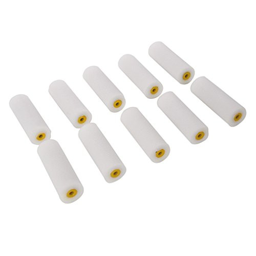 Silverline Mini verfrollers voor glanslak, 100 mm, 10 stuks