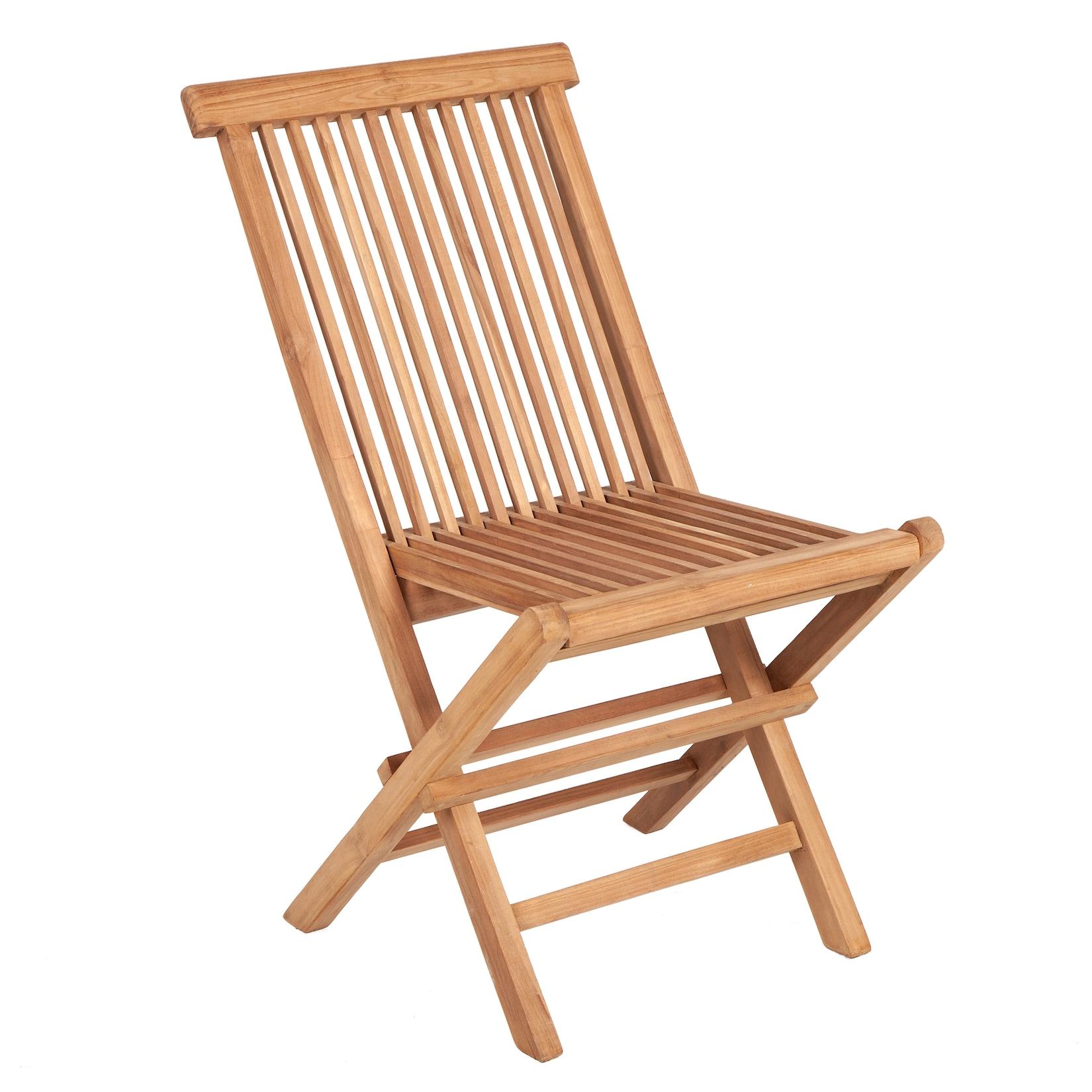 riess-ambiente Gartenstuhl EMPIRE TEAK - Teakholz Outdoor klappbar wetterfest massiv