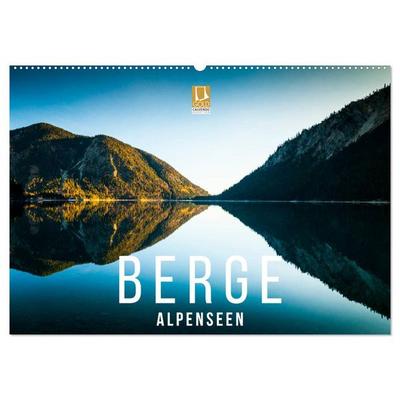 Berge. Alpenseen (Wandkalender 2026 DIN A2 quer), CALVENDO Monatskalender