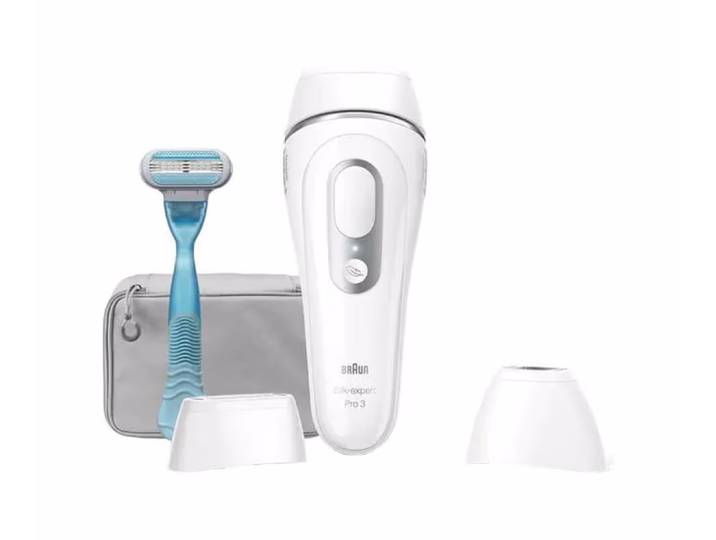 Braun Silk-expert Pro 3 PL3121 weiss/silber Haarentfernung IPL – IPL Gerät/IPL Haarentfernung