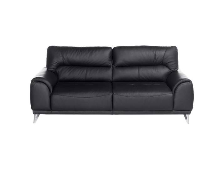 Mid.you 3-Sitzer-Sofa, Schwarz, Metall, 210x92x96 cm, Made in EU, Wohnzimmer, Sofas & Couches, Sofas, 3-Sitzer Sofas