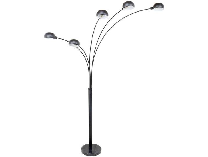 Novel Bogenleuchte, Schwarz, Metall, Kunststoff, 120x210x130 cm, RoHS, mit Schalter, Lampen & Leuchten, Innenbeleuchtung, Stehlampen, Bogenlampen