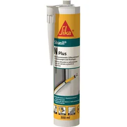 Sikasil N-Plus Silikondichtstoff 300 ml Grau