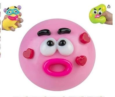JoyToys Smushers Slow Rebound Squishy Stress Ball Sensory Fidget Toy For Kids & Adults pink