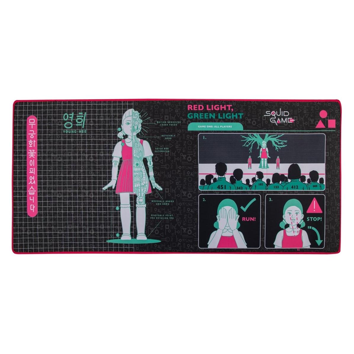 Cinereplicas Squid Game Schreibtischunterlage Young-Hee Blue Print (XL) (47481247)