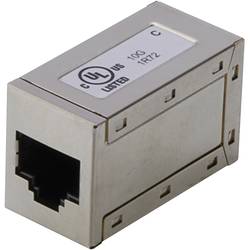 Digitus RJ45 Netzwerk Adapter CAT 5, CAT 5e, CAT 6 [1x RJ45-Buchse - 1x RJ45-Buchse] Grau AT-AG 8/8 C6S