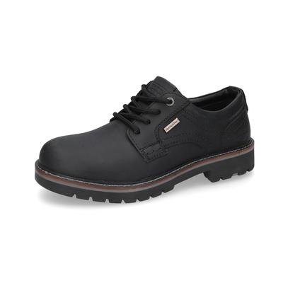 Schnürschuh CAMEL ACTIVE, Herren, Gr. 44, Textil, schwarz, Leder, Schuhe Schnürschuh, Halbschuh, Trachtenschuh mit wasserdichter Sympatex Membrane