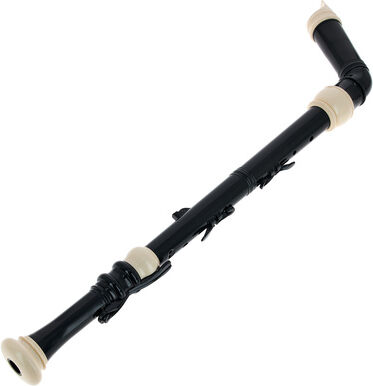 Thomann TRB-31B Bass Recorder Schwarz mit weißen Ringen