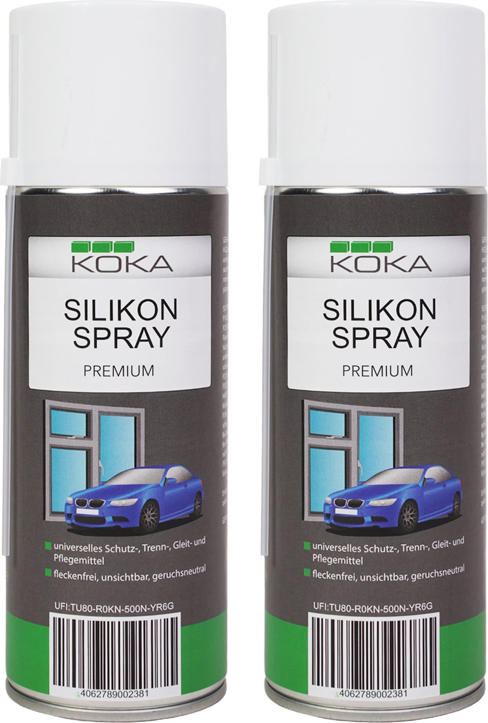 KOKA Premium siliconenspray 2x 400 ml