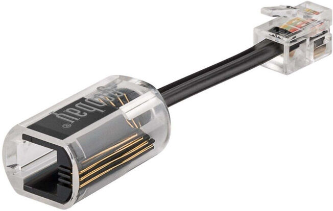 Goobay Démêleur de câble Adaptateur téléphonique RJ10 58856 (58856)