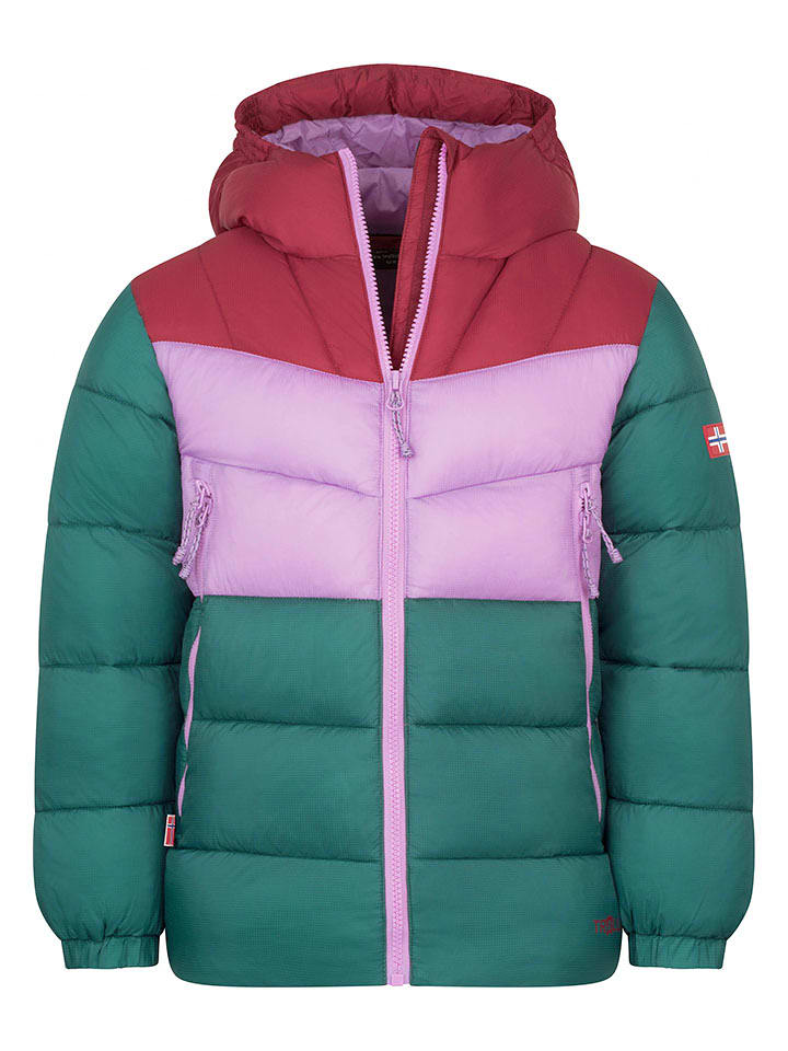 Trollkids Winterjacke "Kirkenes" in Petrol - 164