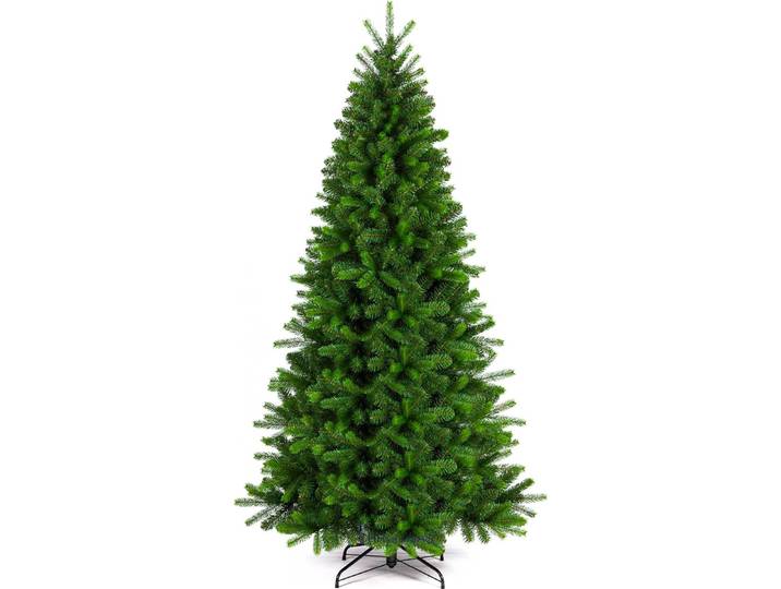 Künstlicher Weihnachtsbaum LAURIN 180 cm, grün, 2D/3D, 763 Zweige, inkl. Metallständer