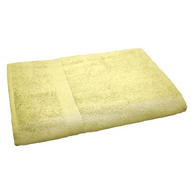 Duschtuch DYCKHOFF "Opal", gelb (lemon), B:70cm L:140cm, Frottier, Frottier, Handtücher, mit formstabiler Borte