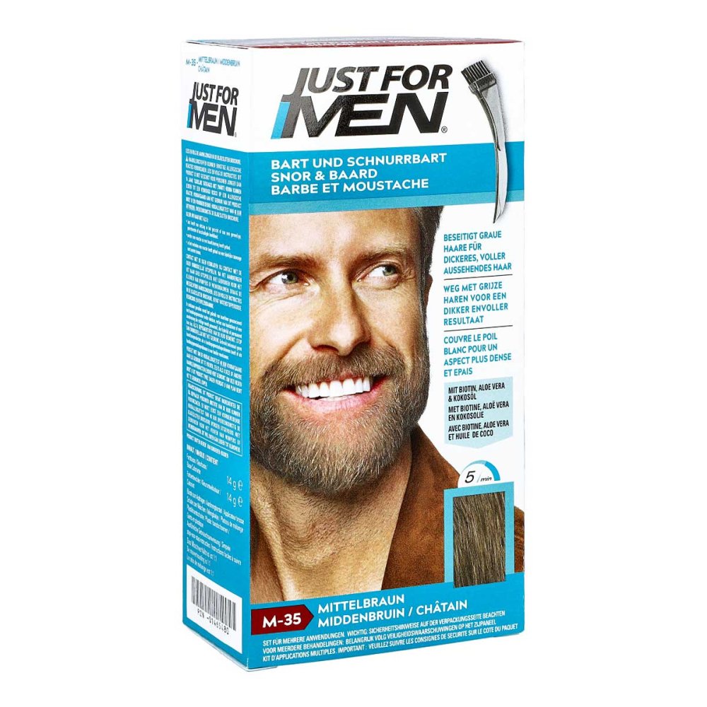Pharma Netzwerk PNW GmbH Just for men Brush in Color Gel mittelbraun 01465480