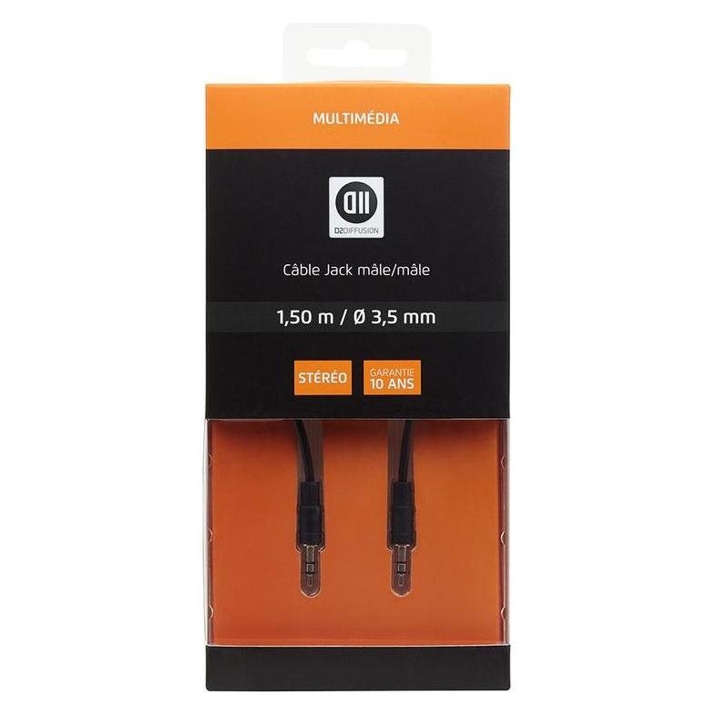 D2 Diffusion C ble Jack3.5mm m le1.50 m (1.50 m, AUX Kabel) (D2JK150MU)