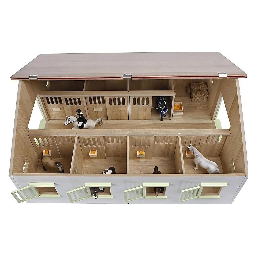 Kids Globe Farming Pferdestall Pink mit 7 Boxen (610189)