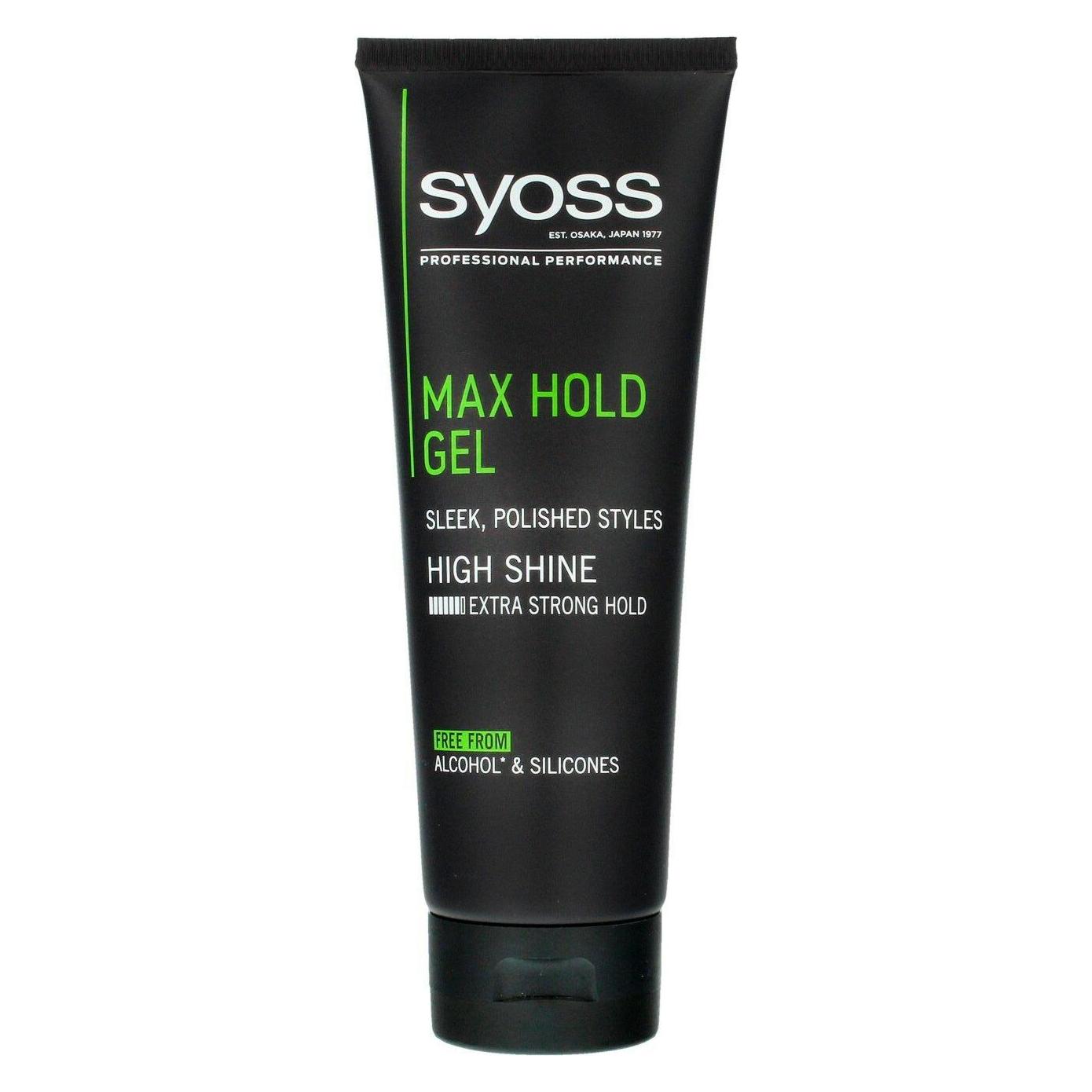 Syoss Gel Max Hold Hair Gel Mega-Strong Fixation 250Ml (Haargel, 250 ml) (9000100590976)