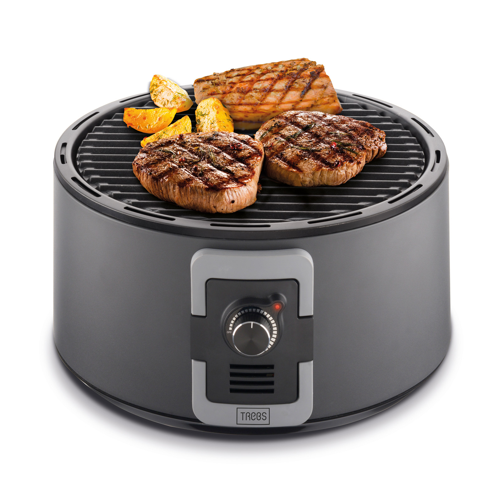 Trebs 99335 Comfortcook Draagbare Houtskoolgrill met Verstelbare Ventilatie