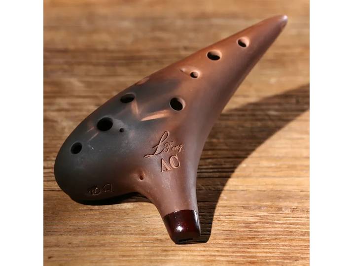 Instruments de musique professionnels de luxe AC Ocarina, accessoires de performance aztèques, sable violet, ocarina du temps, milieu de gamme, 12 trous
