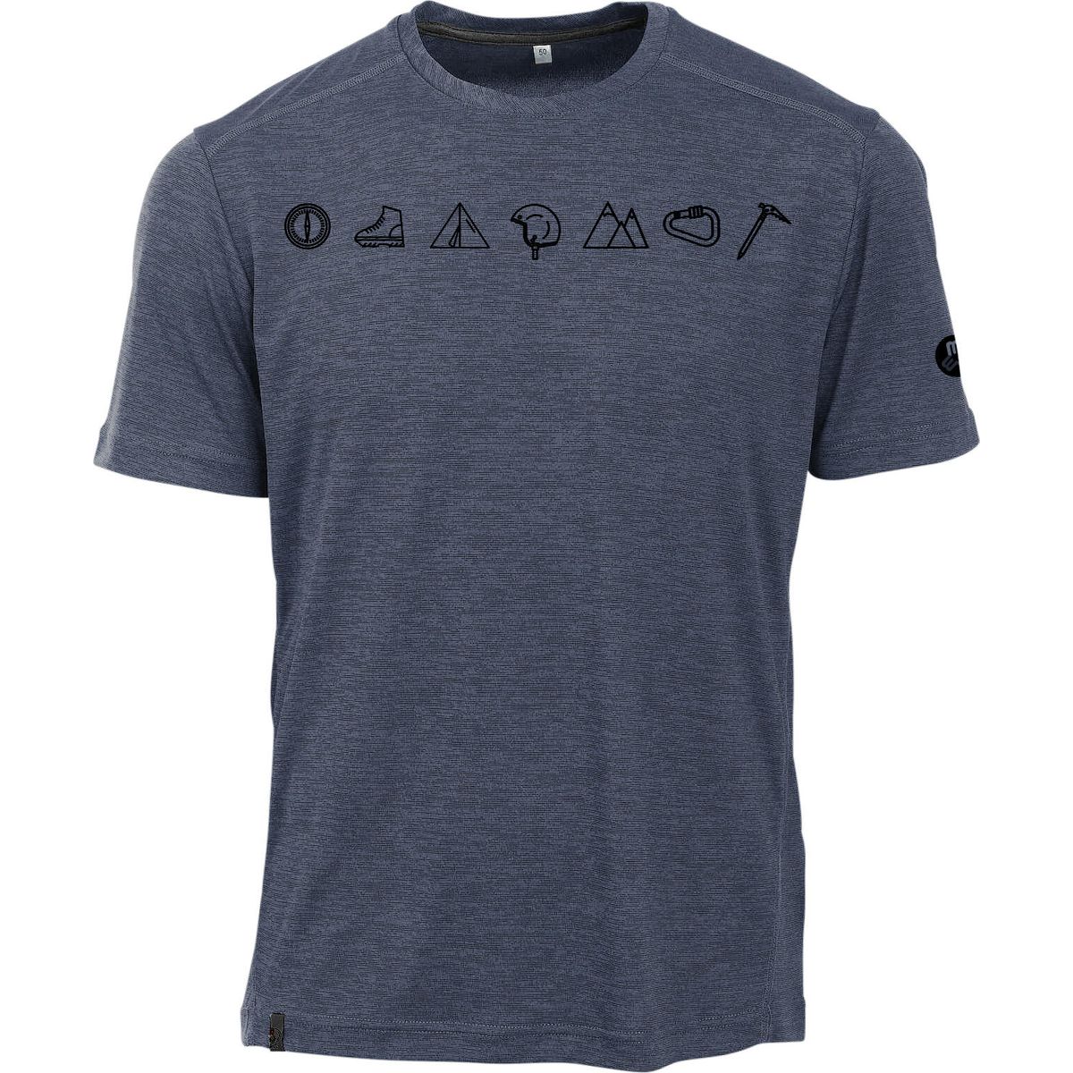 MAUL Sport Grinberg Fresh - 1/2 T-shirt mit Print blue (73) 70 4344400793-73-70