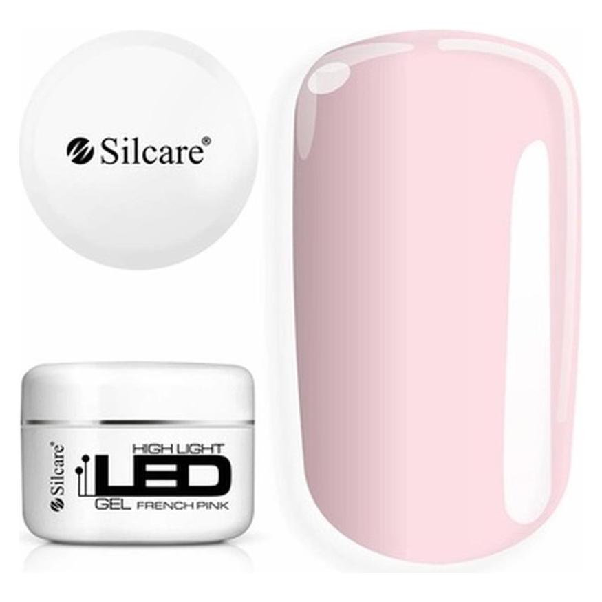 Silcare High Light Led Clear Building Gel French Pink 100g (Kunstnägel, French Pink) (OTHER)