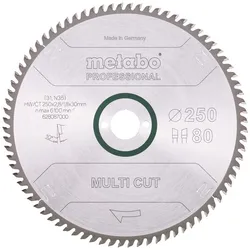 Metabo Sägeblatt multi cut - professional WZ 10° - 628087000