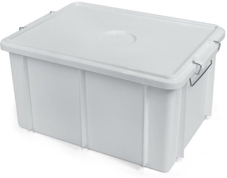 Giganplast Cassetta con Coperchio 50 x 40 cm Bianco Box