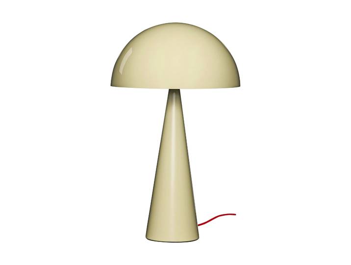 Hübsch Mush Tischleuchte Sand, tall 50 cm