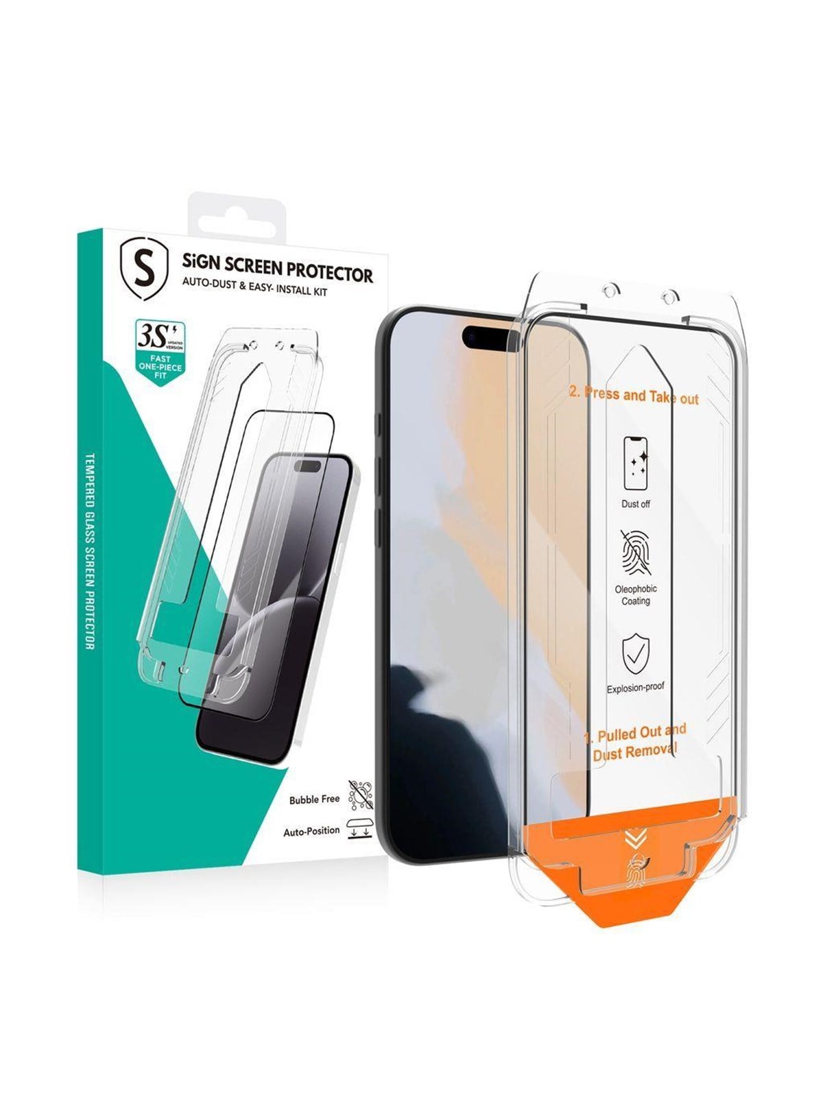 SiGN Screen Protector iPhone 18 Pro - EZ Apply with dust free applicator