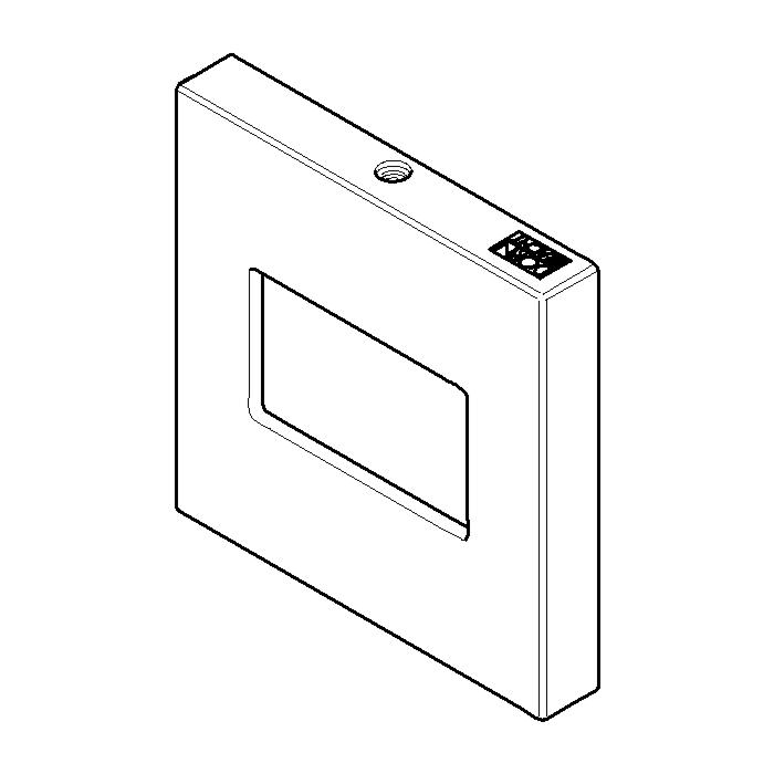 Dornbracht Schubrosette - platin mat 092798016-06 platin matt