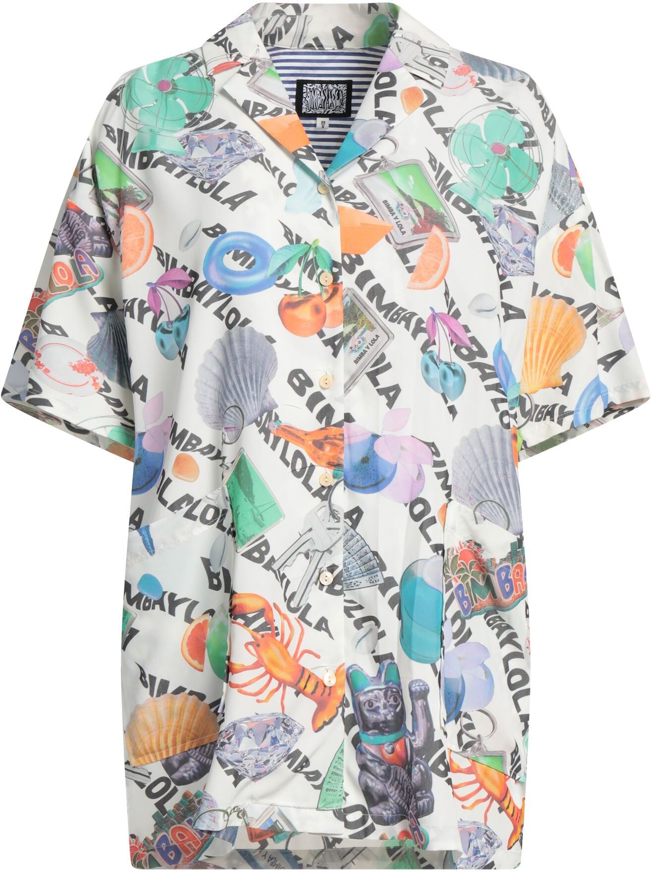 Bimba Y Lola Camisa Mujer Hueso XS/S Mujer