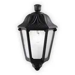 Ideal Lux Außenwandleuchte ANNA AP1 SMALL, E27, Schwarz IDEA-101552