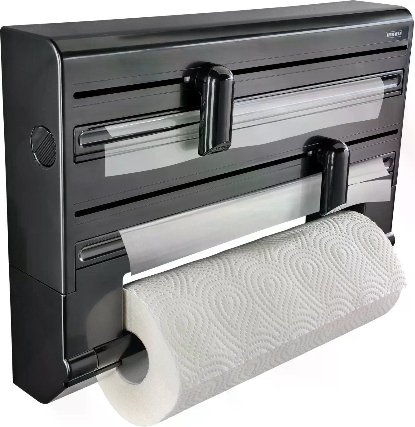 Porta rotolo Leifheit 25794 Parat triplo Black diamond