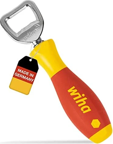 Wiha Flaschenöffner SoftFinish (rot/gelb)