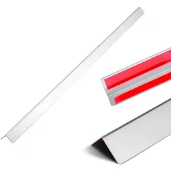VEVOR Kantenschutz für Wand, 38 x 38 x 1217 mm, 10er-Pack Winkelprofil, Eckenschutz aus Edelstahl, Wandschutz, mit 3M Klebeband, 90-Grad-Winkel,ideal für Zuhause, Büro & öffentliche Räume