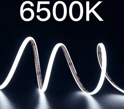 Inspired Finds SlimGlow 3 Mm Ultra Thin COB LED Strip Light (12V High Density) 2m 12v Dc Plug 6500k