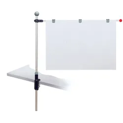MAUL Planhalter 100 cm Tischklemme silber