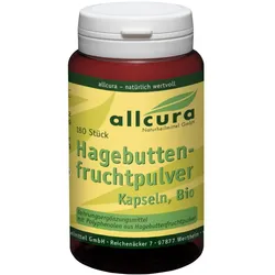 HAGEBUTTEN FRUCHTPULVER Kapseln Bio 180 St