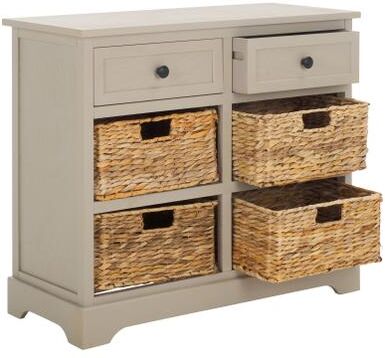 "SAFAVIEH Herman 27.5-Inch Storage Pine Decorative Accent - 30"" W x 13"" D x 28"" H"