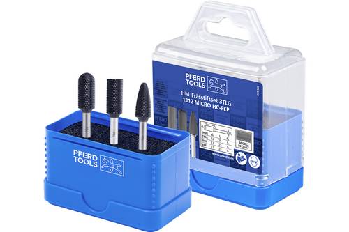 PFERD TOOLS 21901313 Frässtift-Set Produktabmessung, Ø 12mm Schaftdurchmesser 6mm