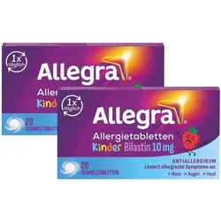 Allegra® Allergie-Schmelztabletten Kinder Doppelpack 2X20 St