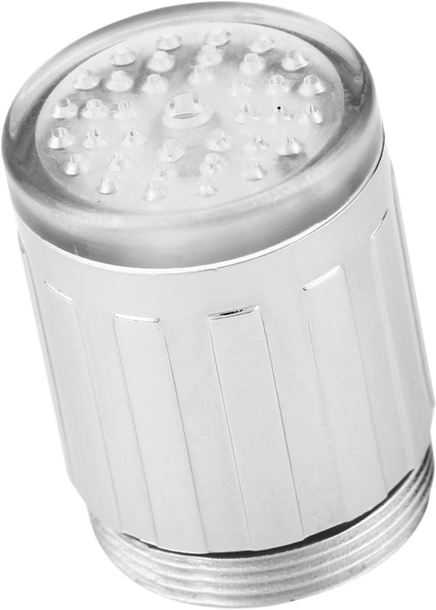 Roestvrijstalen Led Waterkraan met Temperatuurdetectie en Kleurveranderend Licht voor Keuken en Badkamer in Zilver
