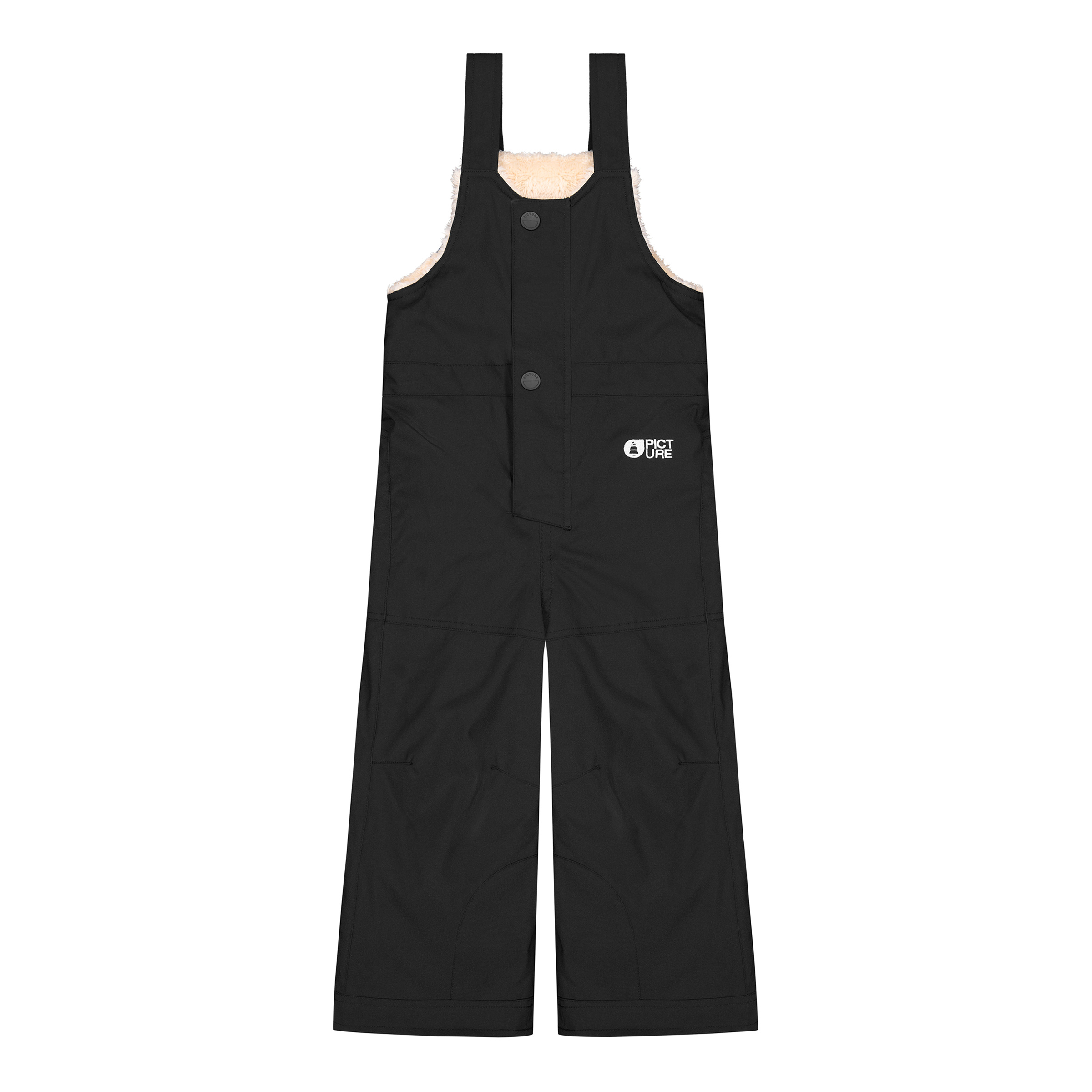 Picture Snowy Toddler Bib Hose Kinder Isolationshose schwarz Größe 104 Skifahren Isolierend
