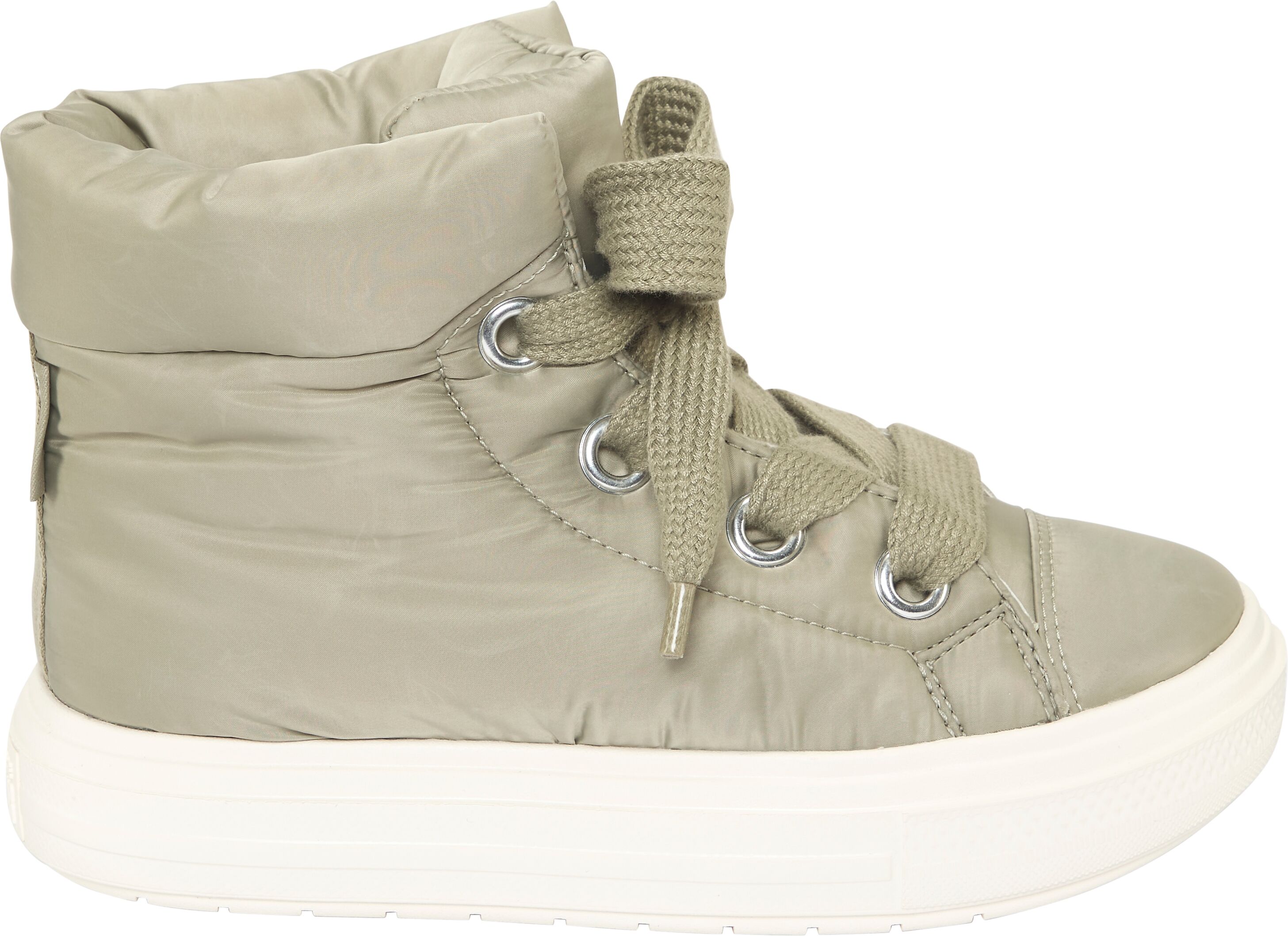 Winterboots CONVERSE "CHUCK TAYLOR ALL STAR ELEMENTS BOOT", Damen, Gr. 37,5, grün (light field surplus), Polyester, Schuhe Winterboots light field surplus 37,5