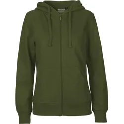 Neutral Damen Bio Kapuzen Sweatjacke O83301 military XL