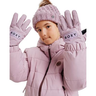 Snowboardhandschuhe ROXY "Freshfield Girl", Kinder, Gr. M, rosa (discreet mauve), Obermaterial: 50% Polyester, 50% Polyurethan., Handschuhe