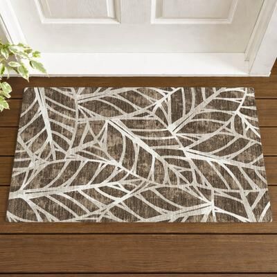 Addison Rugs Machine Washable Indoor/ Outdoor Floral Canaan Chantille Rug
