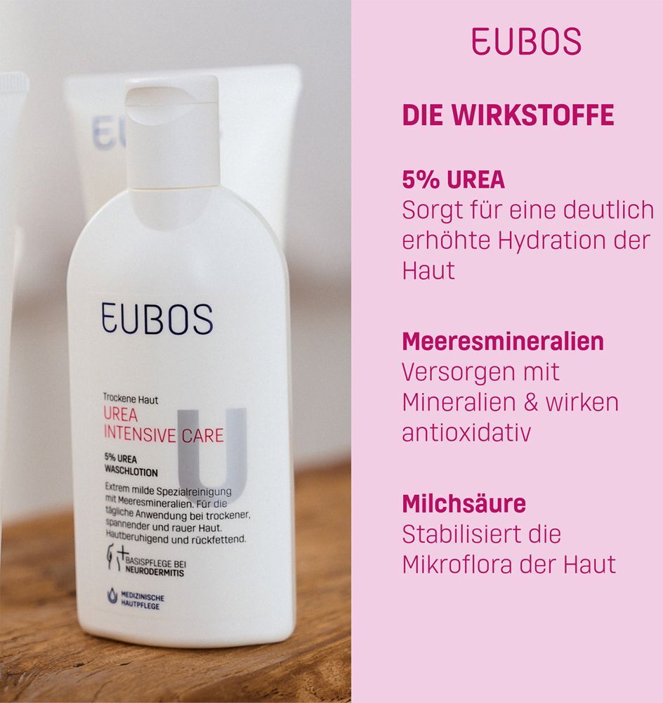 Eubos Urea Intensive Care 5% Waschlotion für trockene Haut & gegen Juckreiz Lotion 200 ml Unisex 200 ml Lotion