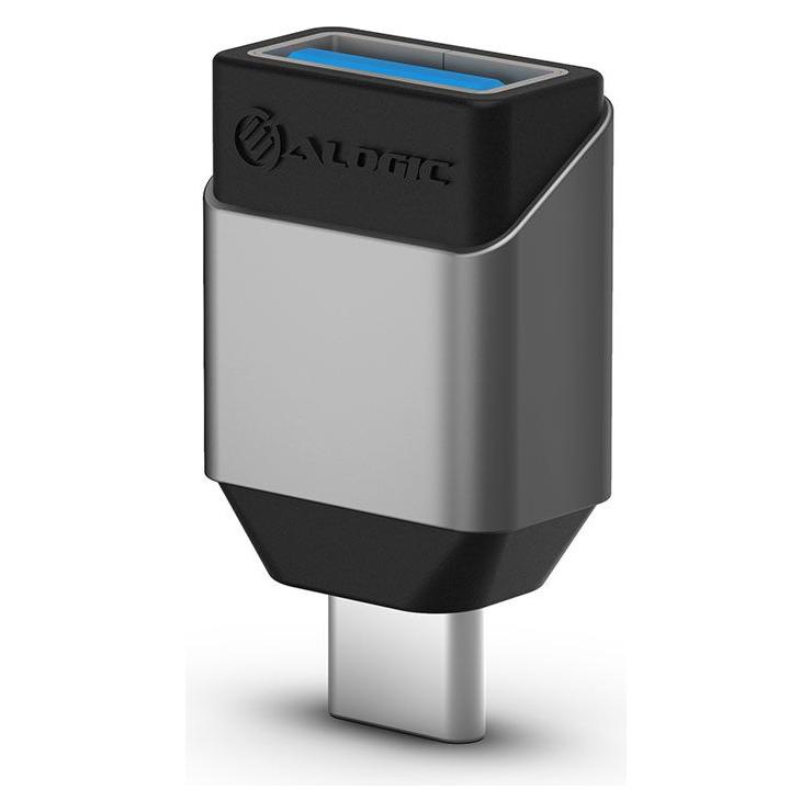 Alogic ULCAMN-SGR Kabelschnittstellen-/Gender-Adapter USB C USB A Grau (USB 3.2 Gen 1) (ULCAMN-SGR)