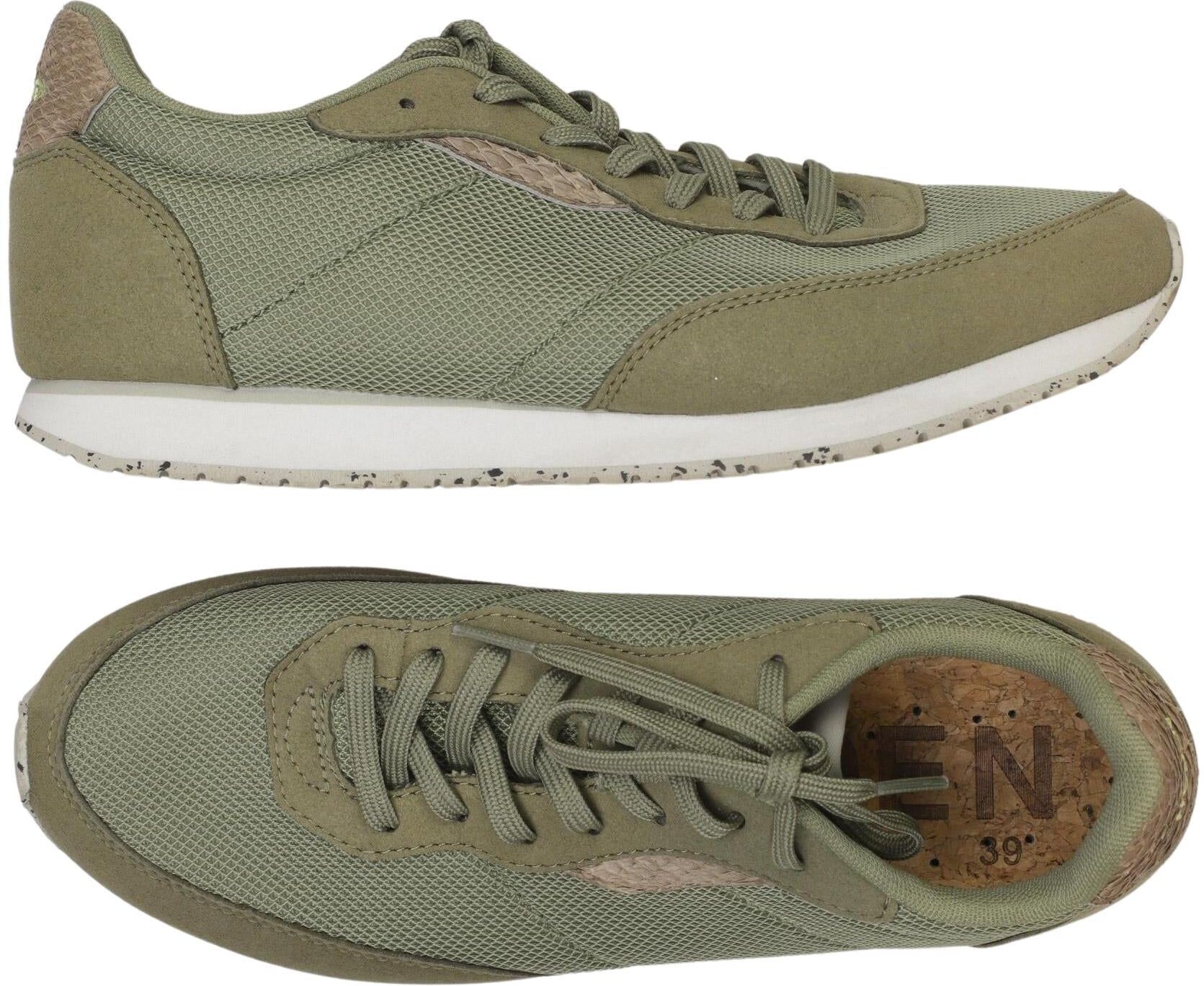 Woden Damen Sneaker, Grün, Gr. EU 39, kein / Etikett - Second Hand